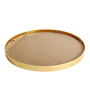 32" Wall Circle Mirror Golden