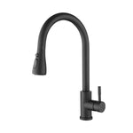 Pullout Spray Kitchen Faucet // TH001-Black