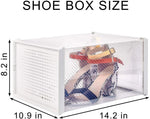 Foldable Storage Shoe Box (6 Pack X-Large)