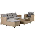 U-STYLE Outdoor, Patio Furniture Sets (4Pcs)