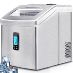 Portable Countertop Ice Maker Machine, Silver