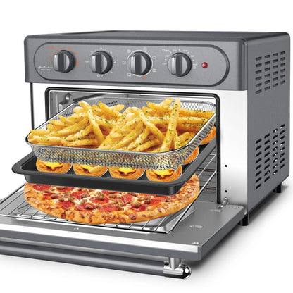 Air Fryer Toaster Oven Combo, Gray