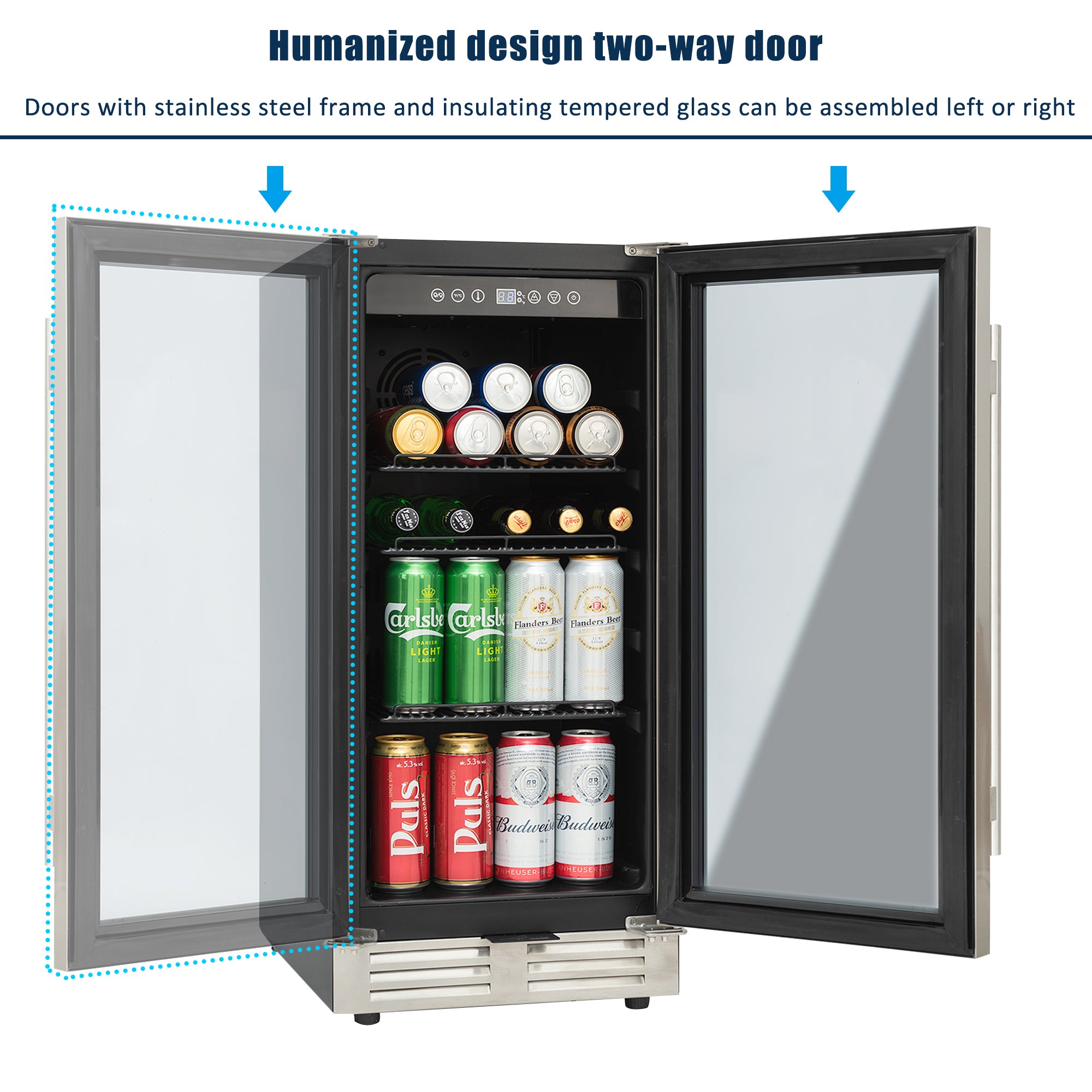 Built-in and Freestanding 15" Mini Beverage Refrigerator