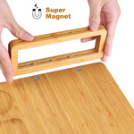 7 Piece Bamboo Cheese Board Set With Knives