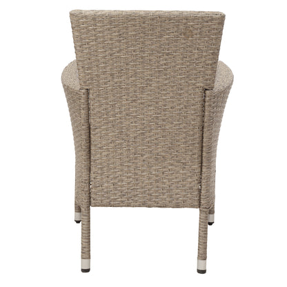 U-STYLE Outdoor Wicker Dining Set (7 Pcs)