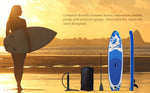 Inflatable Stand Up Paddle Board 10' x 30'' x 6'' Ultra-Light SUP, Non-Slip Deck, Premium SUP Accessories, Bottom Fin for Paddling, Leash, Hand Pump and Backpack, Youth & Adult Standing Boat