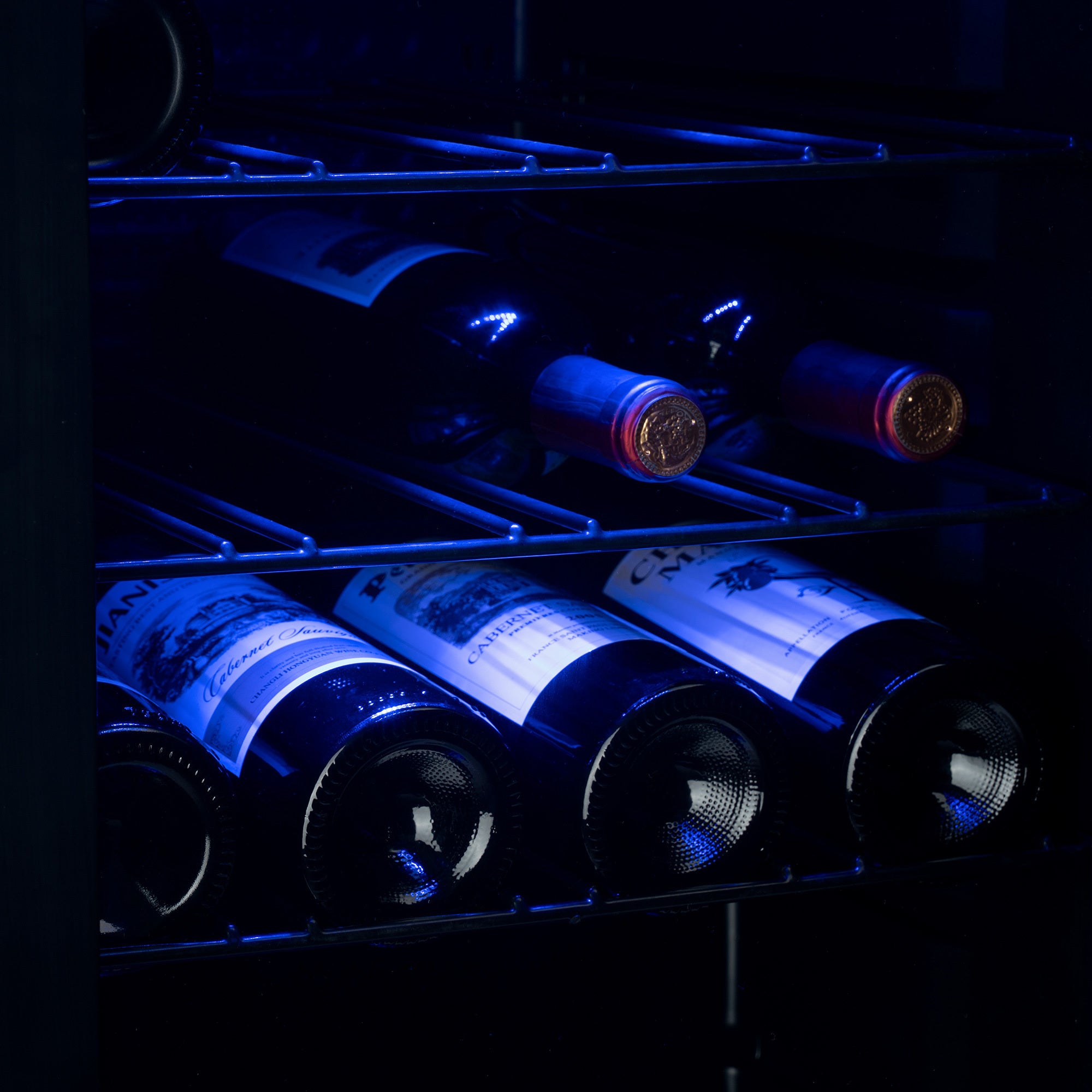 Digital Temperature Control Countertop Freestanding Wine Cellars