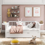 Full size Daybed with Trundle White