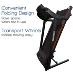 Electric Folding Treadmill With LED Display ans Speaker // Black