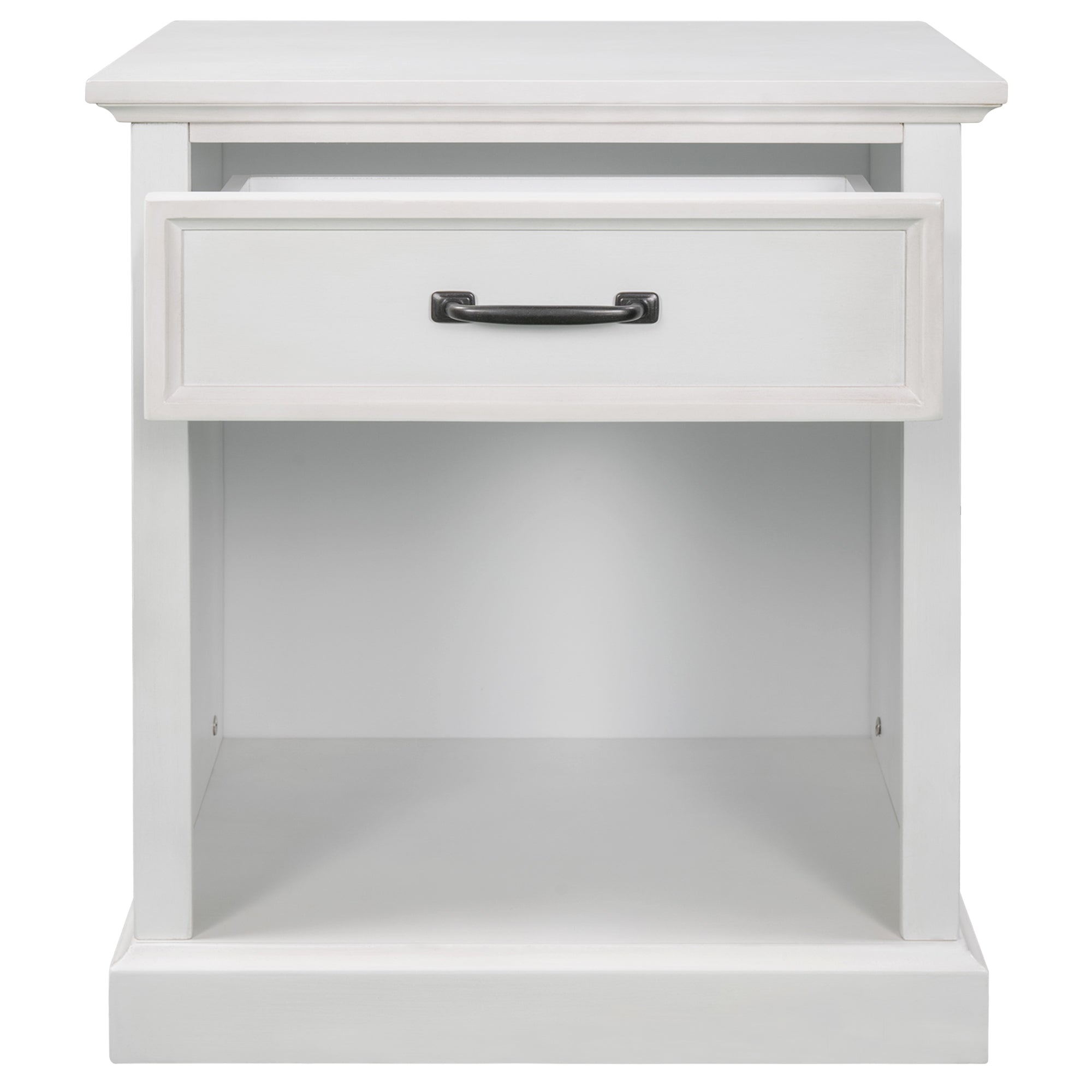 Modern Wooden Nightstand White