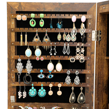 Fashion Jewelry Storage Mirror Cabinet