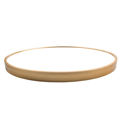 32" Wall Circle Mirror Golden