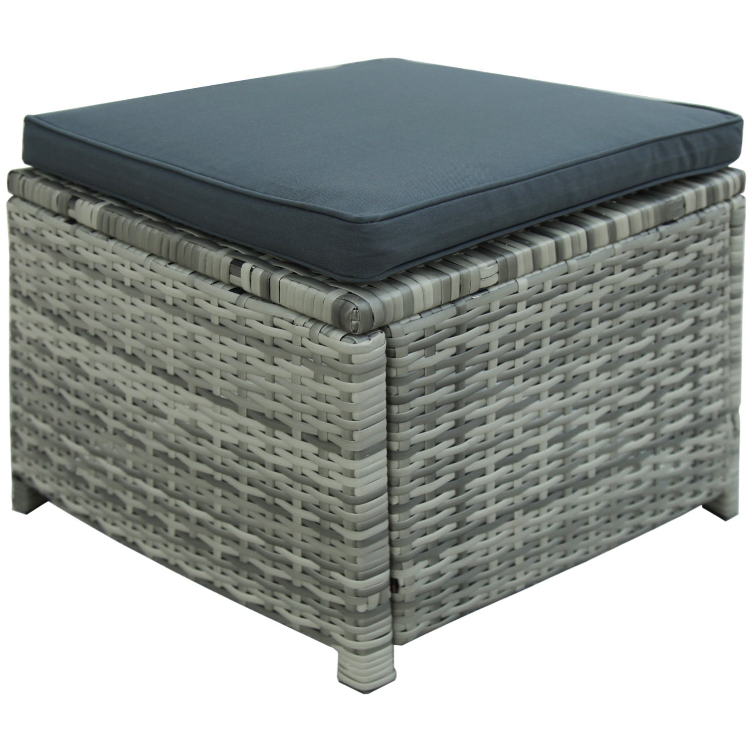 Patio Furniture Outdoor Sectional Sofa Set, Gray (6Pcs)