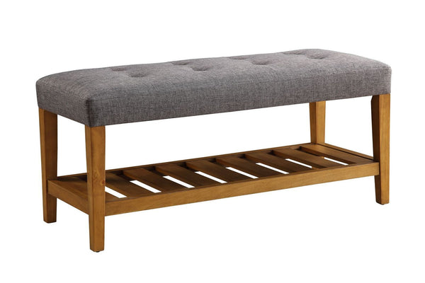 Bench in Gray & Oak