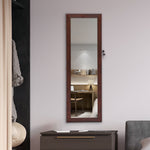 Fashion Simple Jewelry Storage Mirror Cabinet