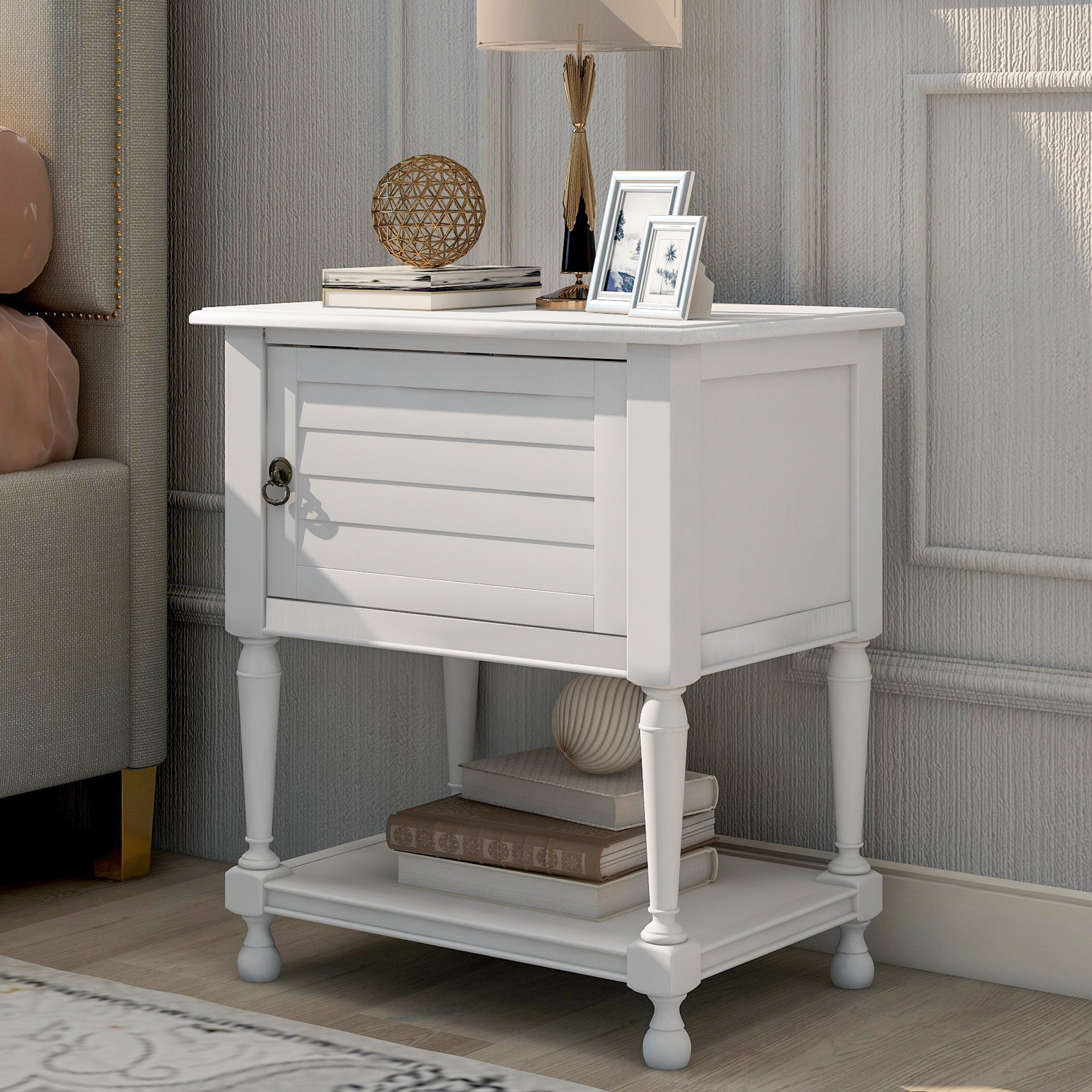 Versatile Nightstand White