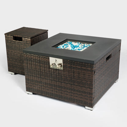 Rattan Propane Tank Cover