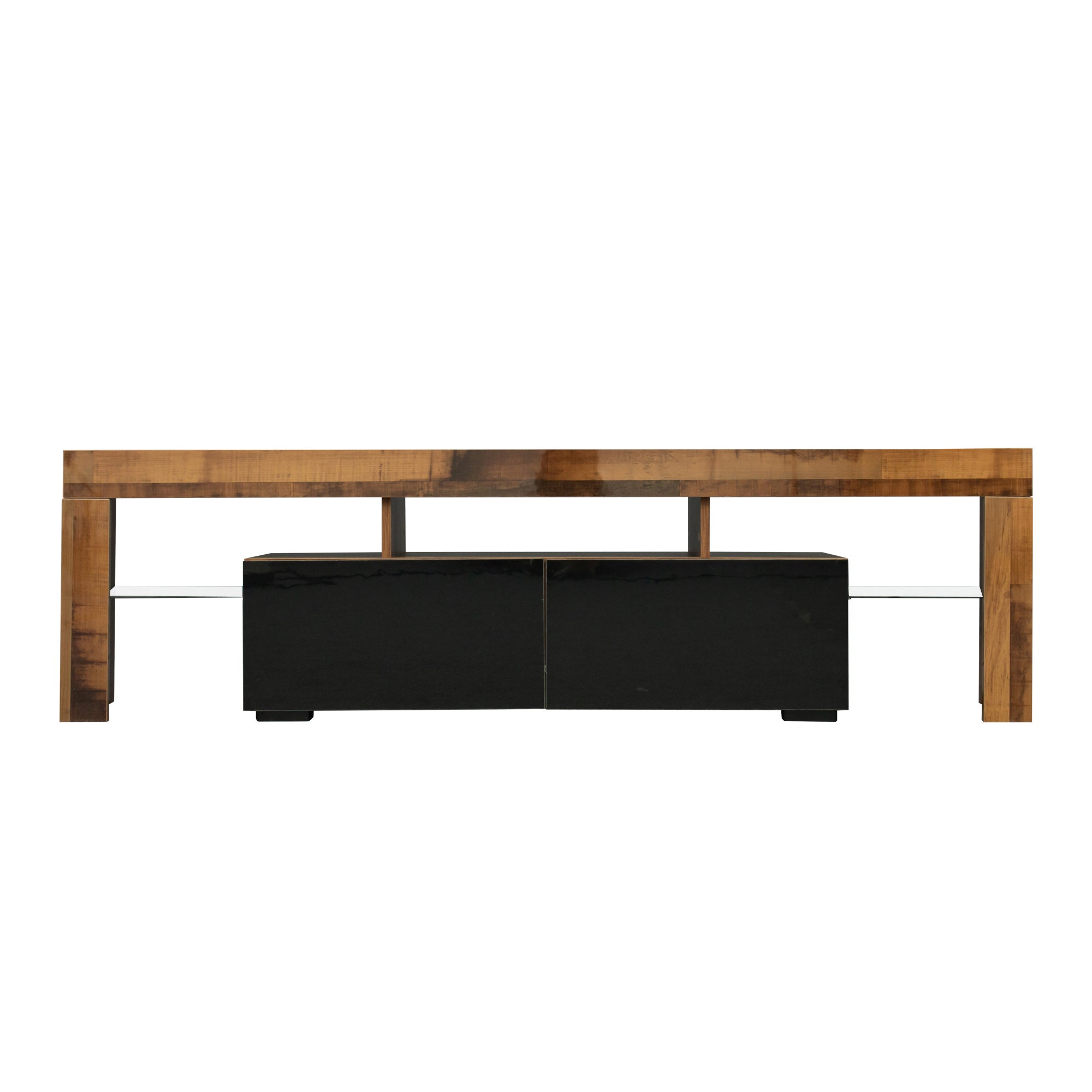 Living Room Furniture Simple Design TV Stand Cabinet Fir Wood,Black