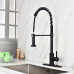 Pullout Spray Kitchen Faucet // MB02-Black