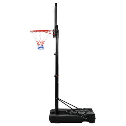 Portable Basketball Hoop Basketball with LED Lights, Black