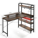 COMHOMA Office Desk with Shelf WMT-CD55